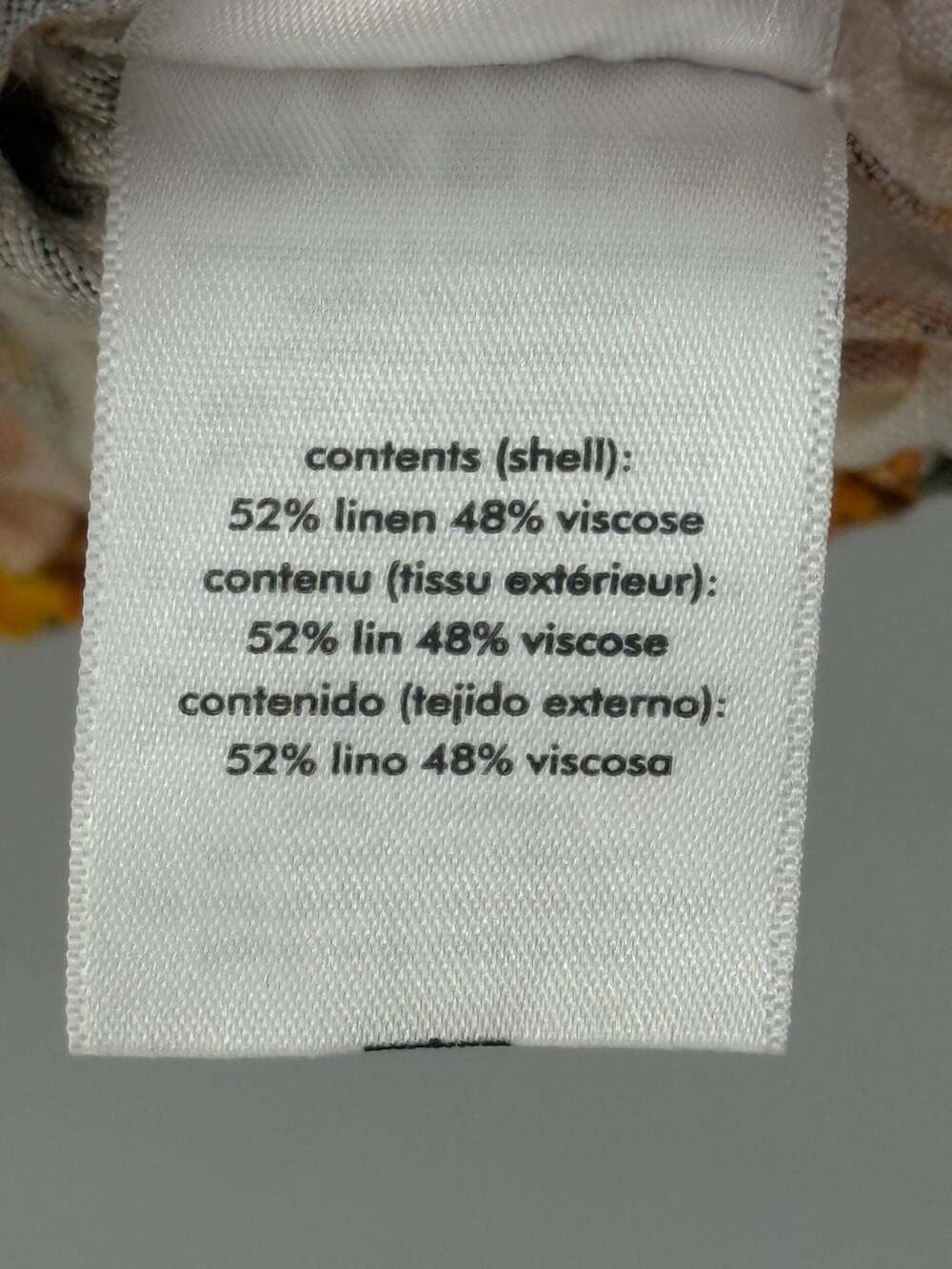 Onia Women's Yellow Orange Floral Print Crop Top Camisole Size M - Picture 7 of 9